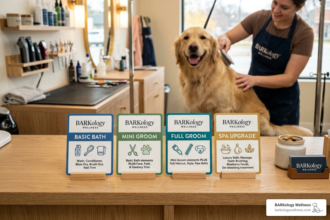 four grooming package cards bath mini groom full groom spa four grooming package cards bath mini groom full groom spa