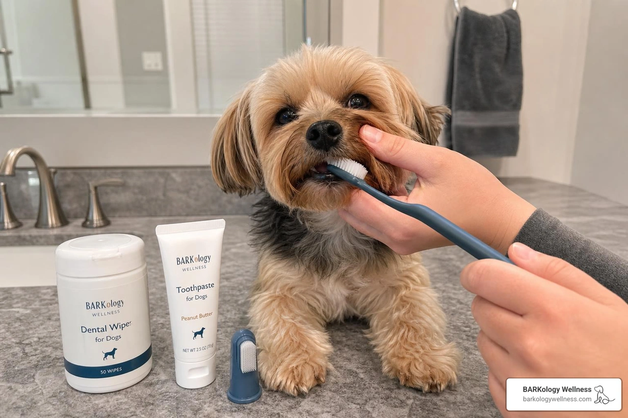 dog dental care tools for tartar prevention