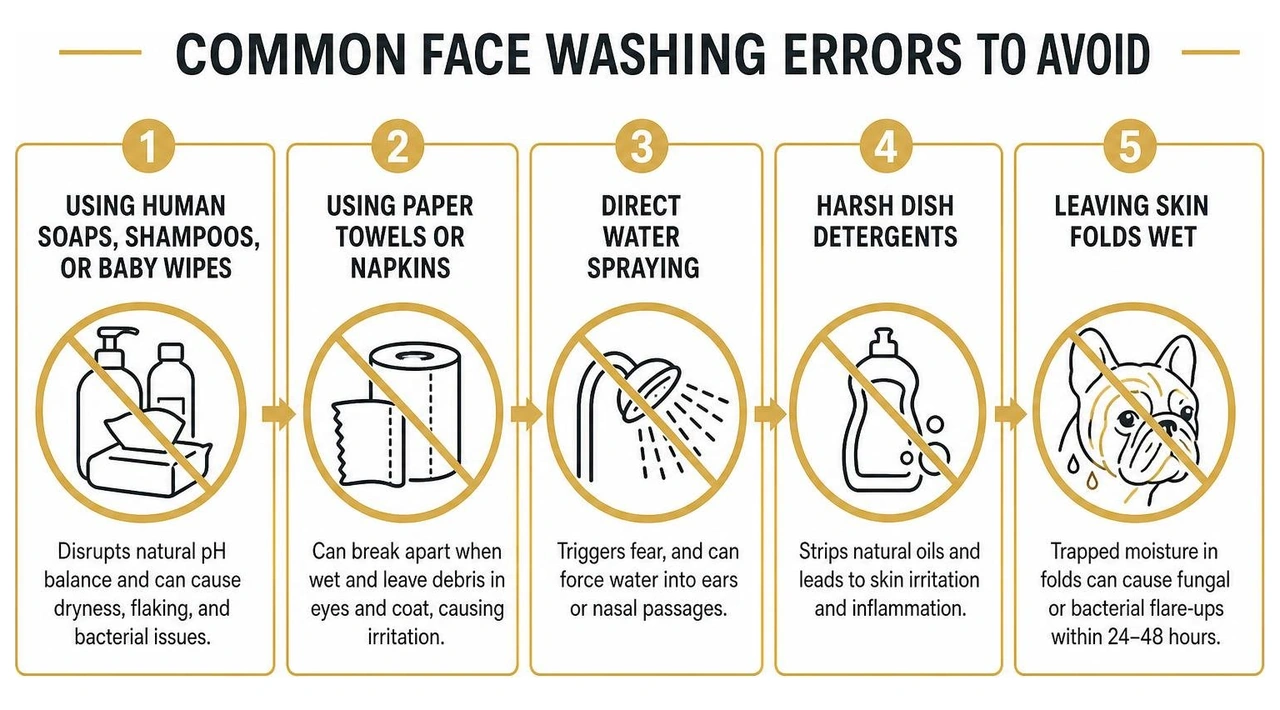 diagram of common face washing errors to avoid diagram of common face washing errors to avoid