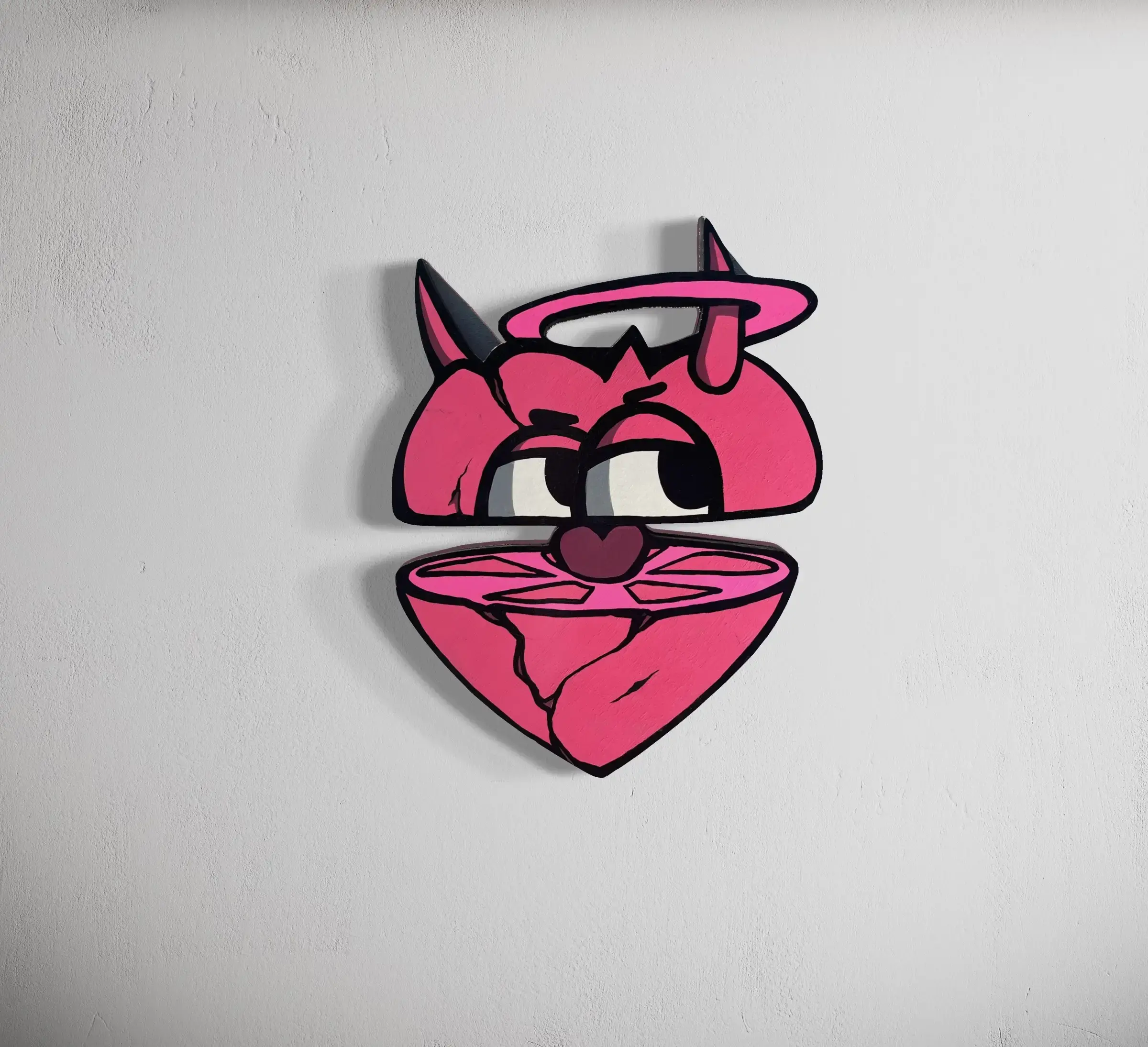 Série « LOOK AT ME » N°1, sculpture murale, 2022