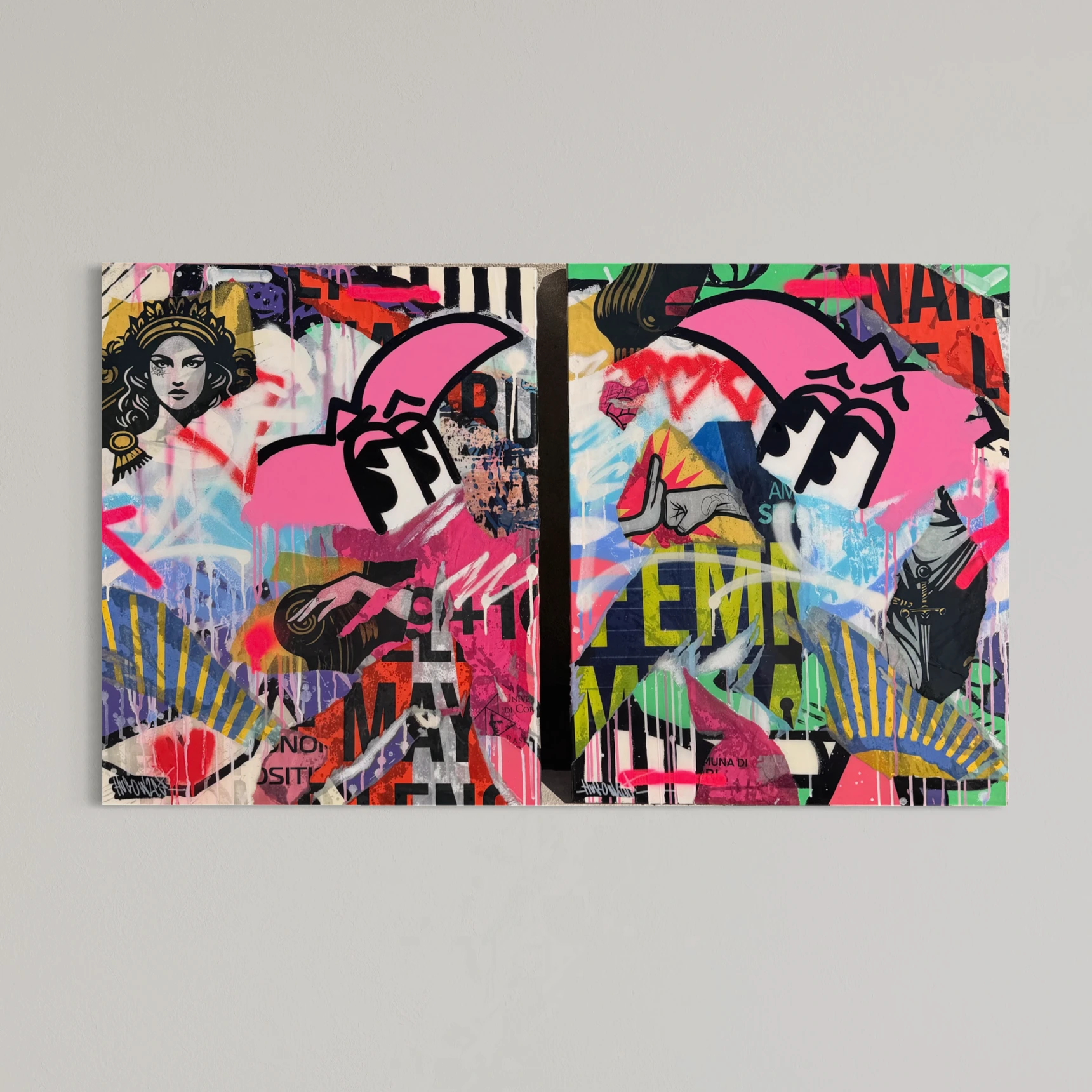 Street 1 & 2, toile, 2026