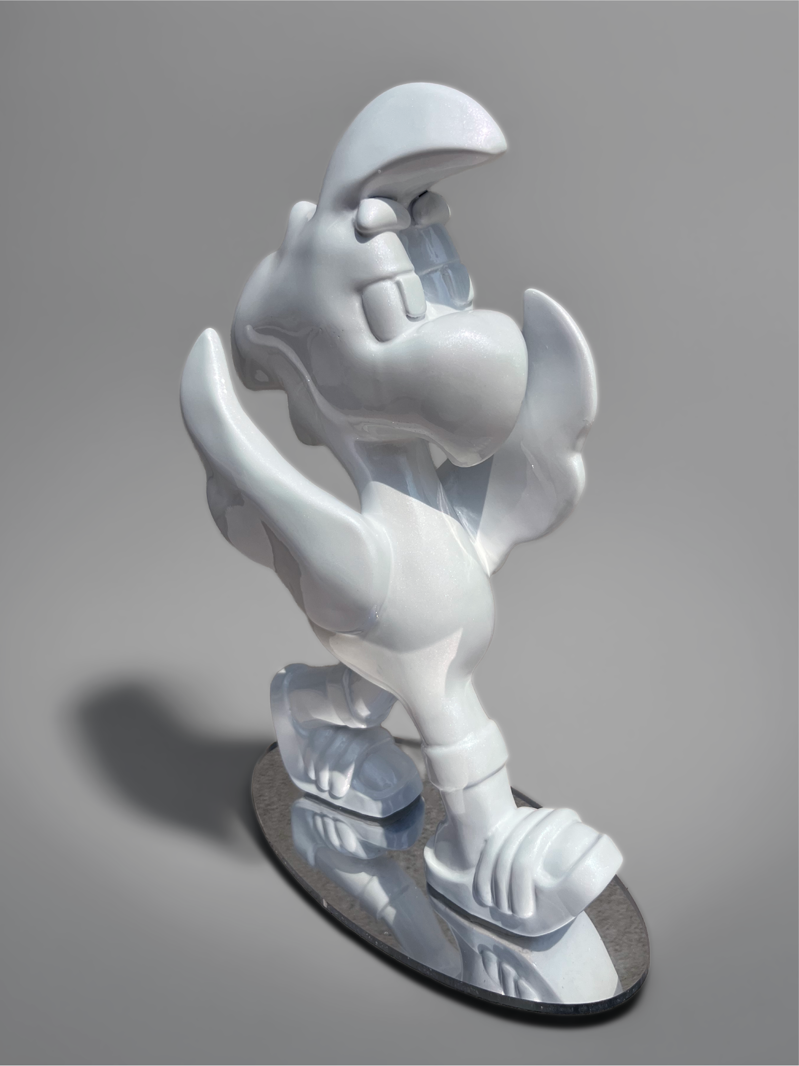 Sculpture Roger n°2, Blanc nacré