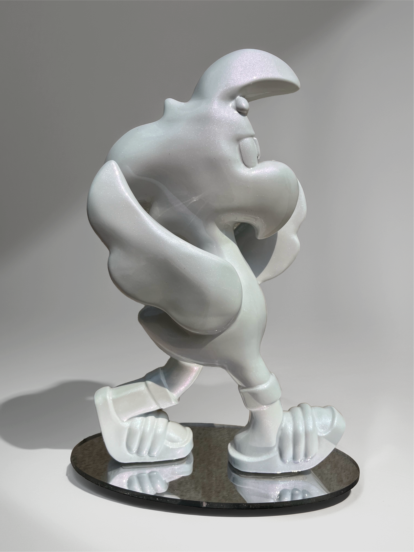 Sculpture Roger n°2, Blanc nacré