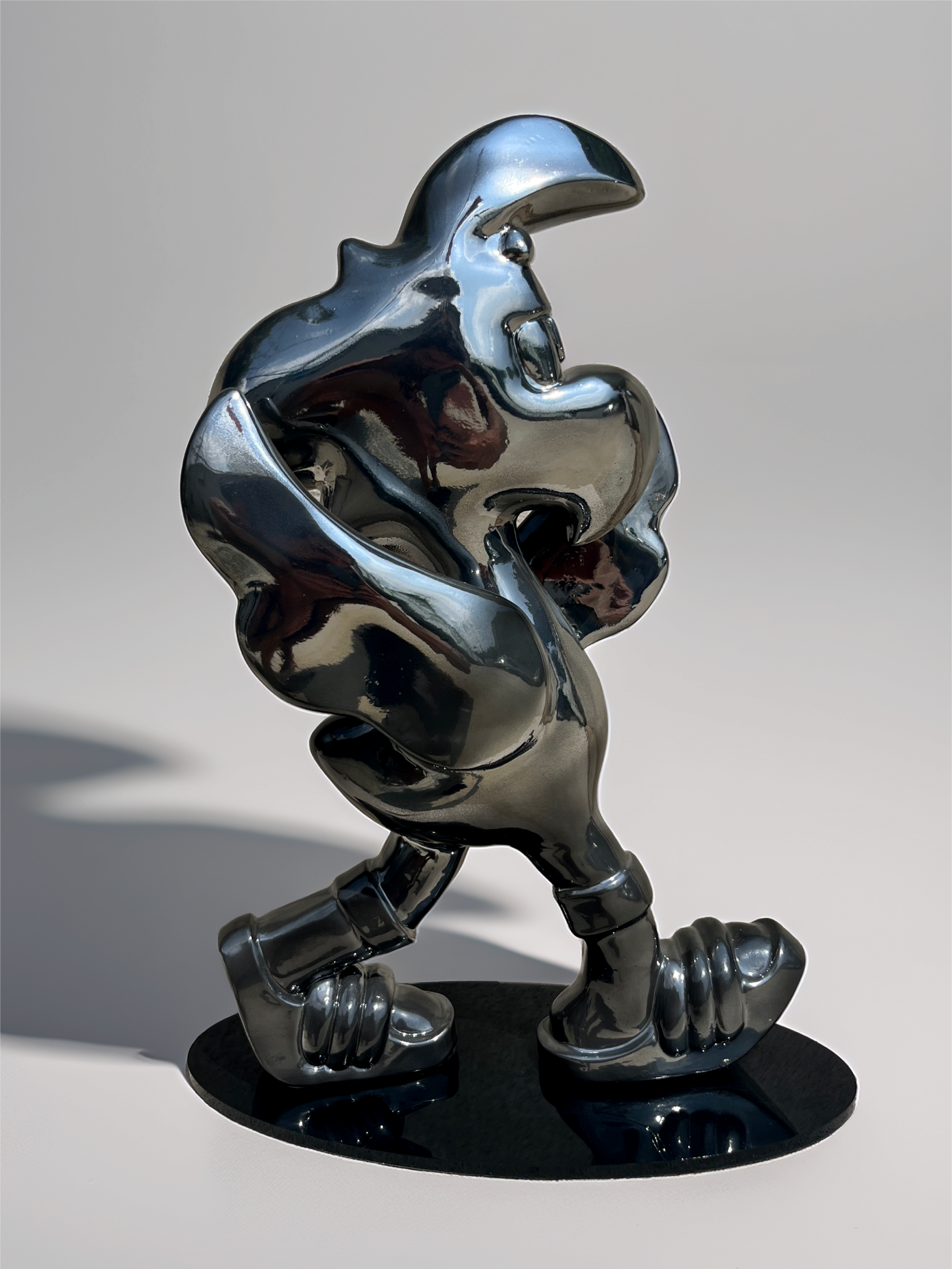 Sculpture Roger n°3, Chrome