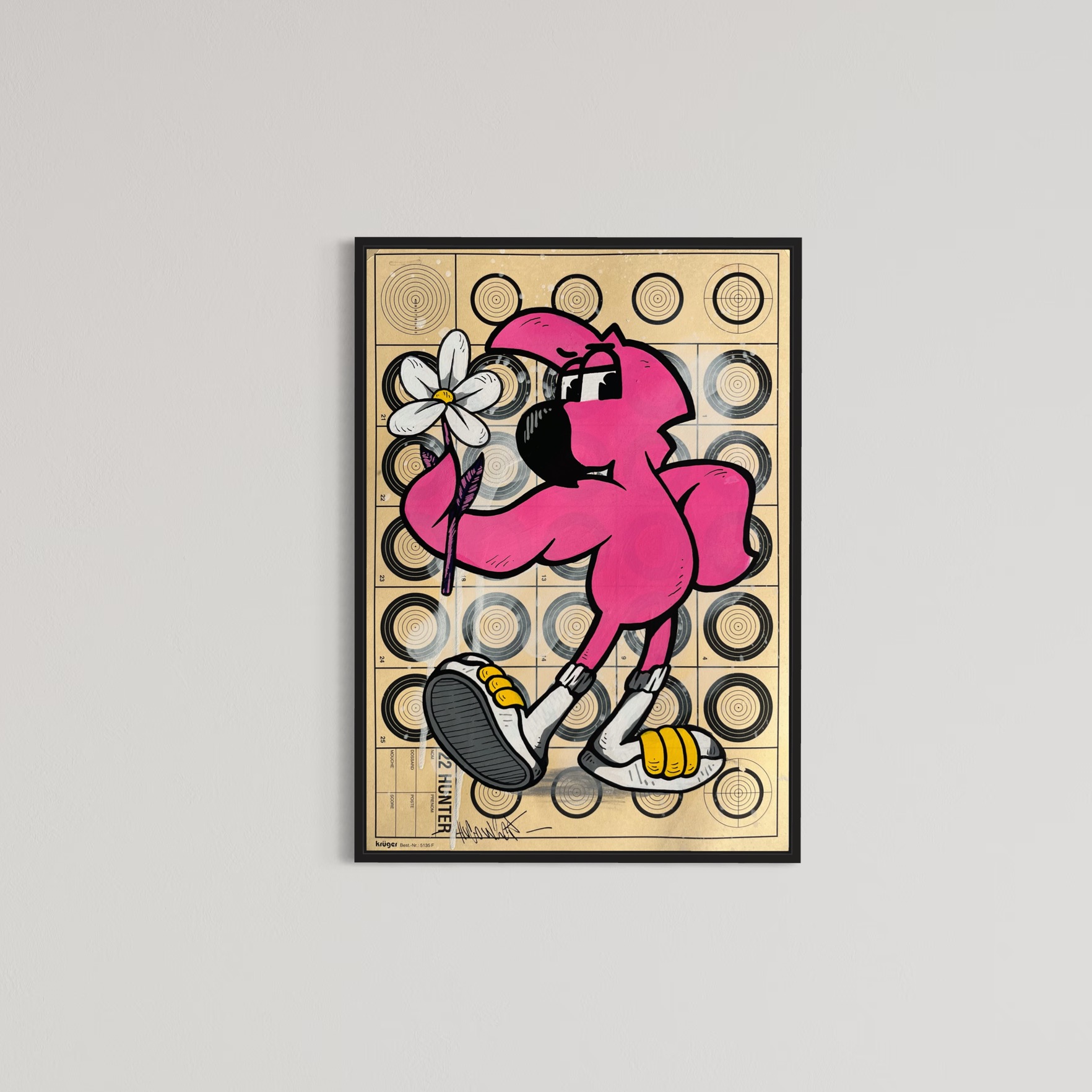 Série "Target" N°7, illustration papier, 2025