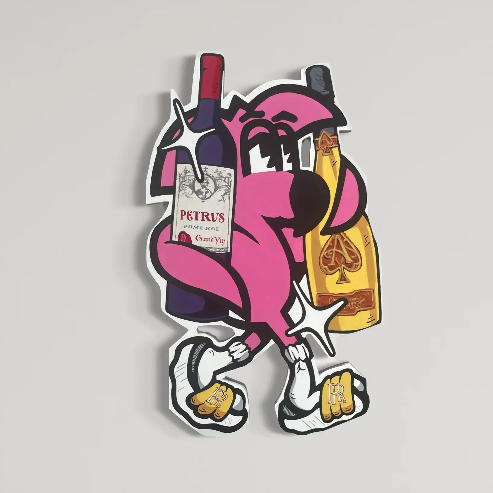 Série « Guilty Pleasures » – N°1, sculpture murale, 2024