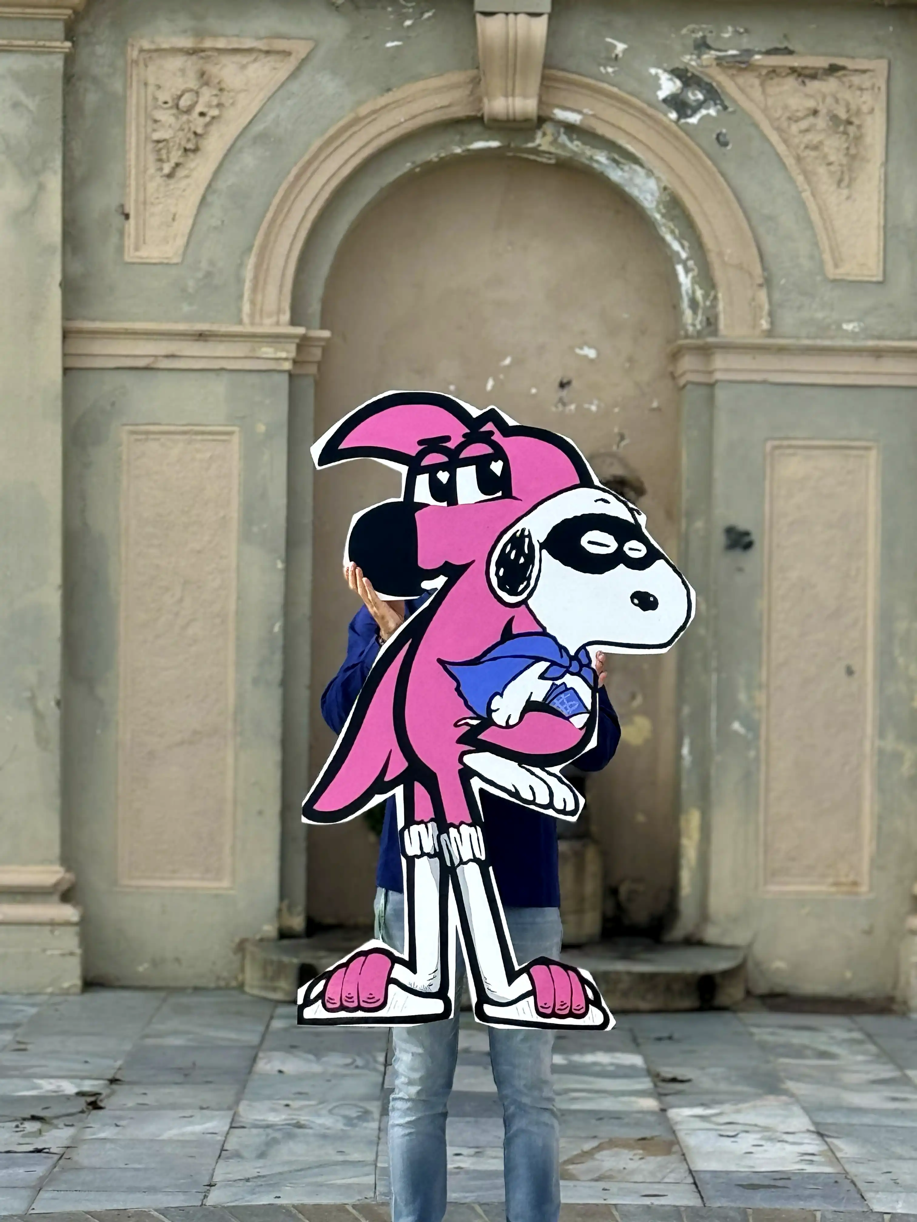 Snoop N°1, sculpture murale, 2024, vue complémentaire 2