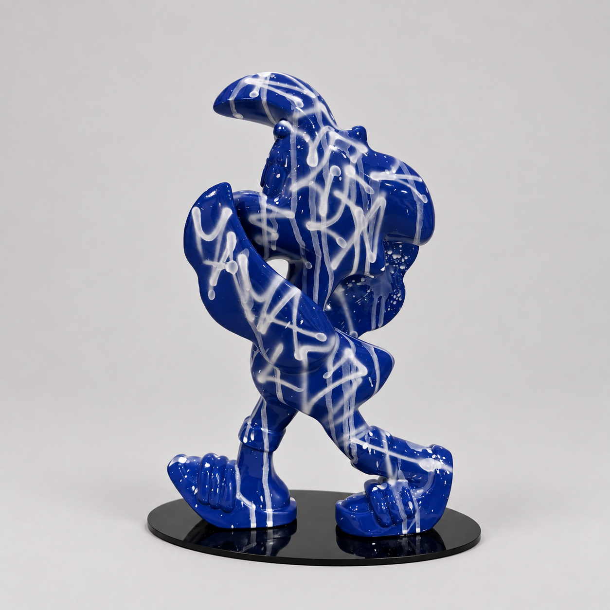 Sculpture Roger le Flamant Rose n°7, Bleu Bastia, sculpture, 2026