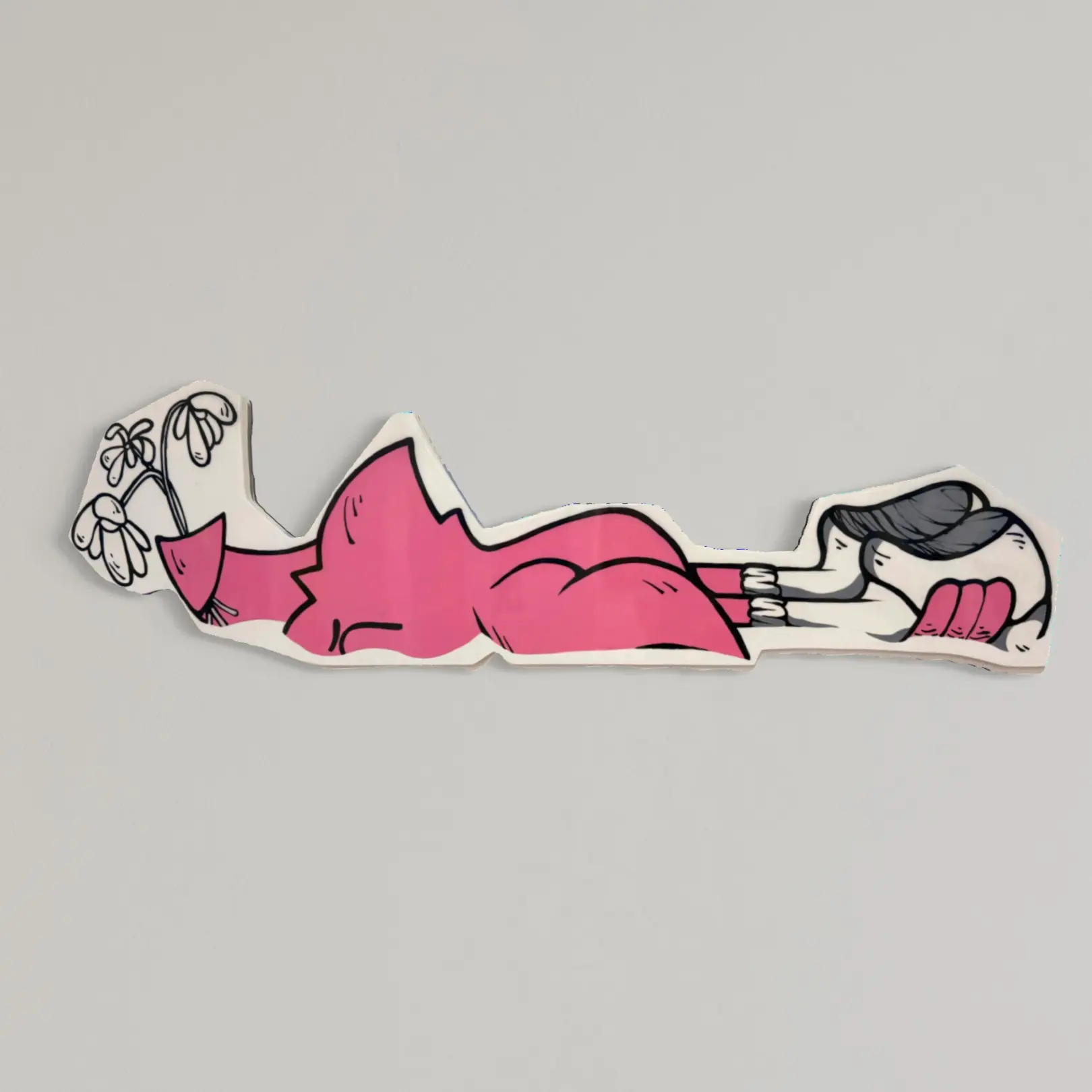 Monday, sculpture murale, 2026