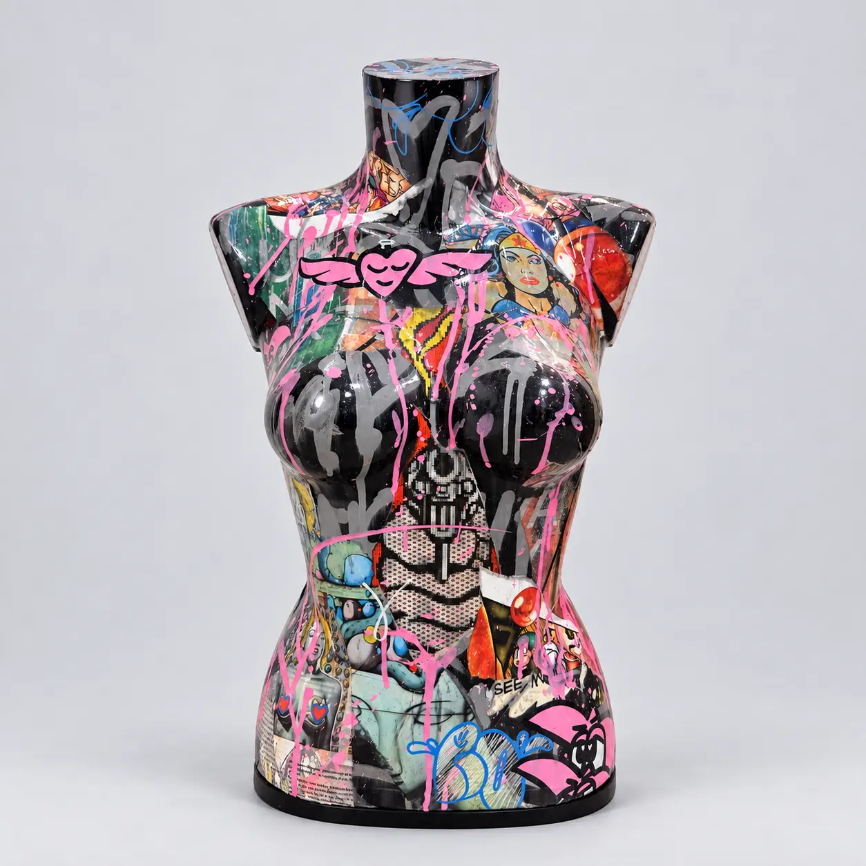 Buste Body Layers n°1, objet customisé, 2026