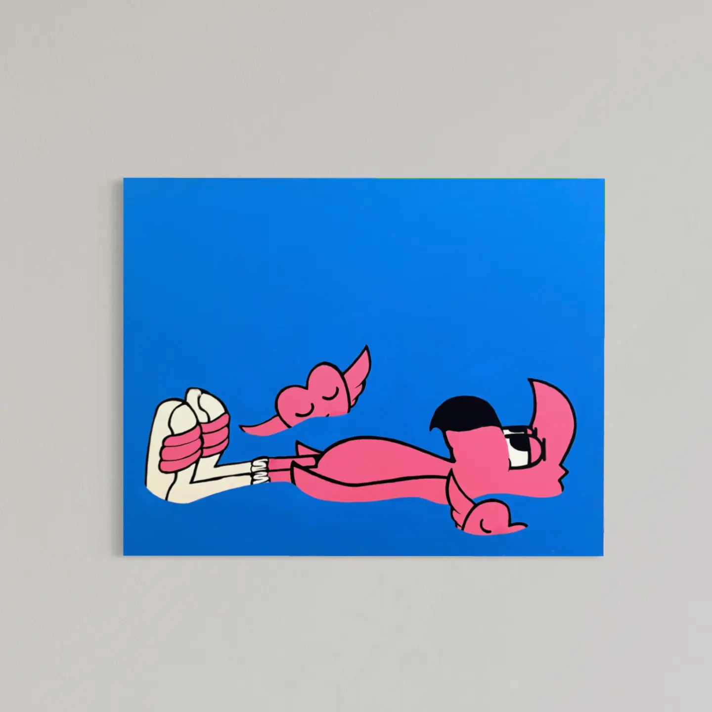 Entre deux eaux, toile, 2026