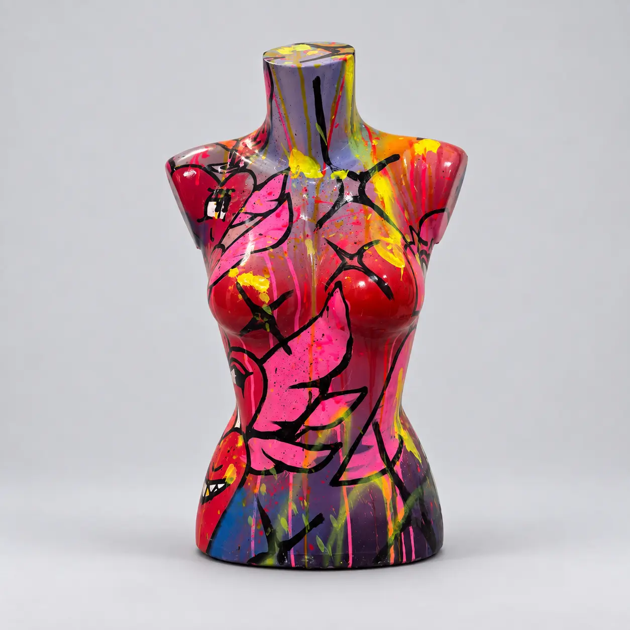 Buste Body Layers n°2, objet customisé, 2026