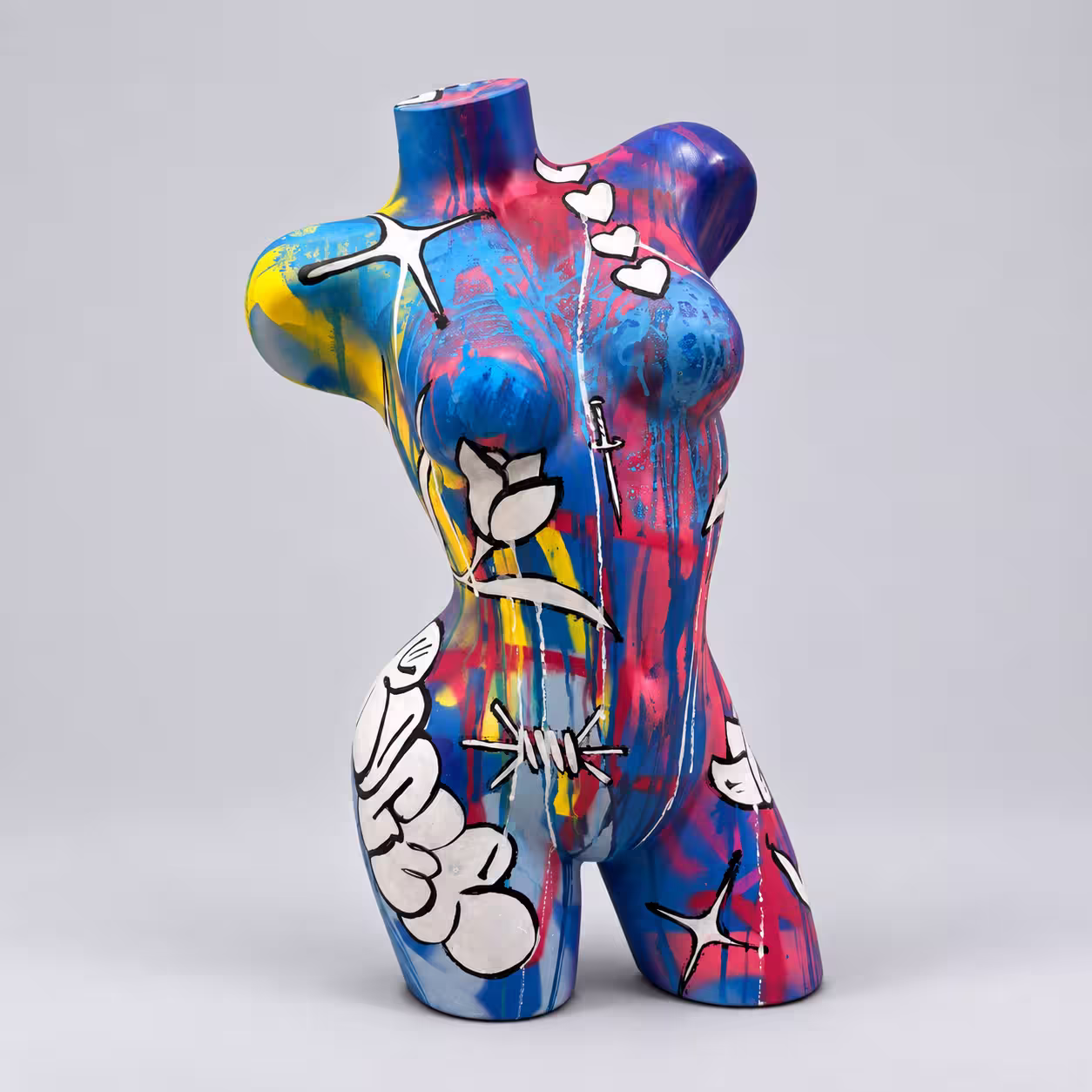 Buste Body Layers n°3, objet customisé, 2026