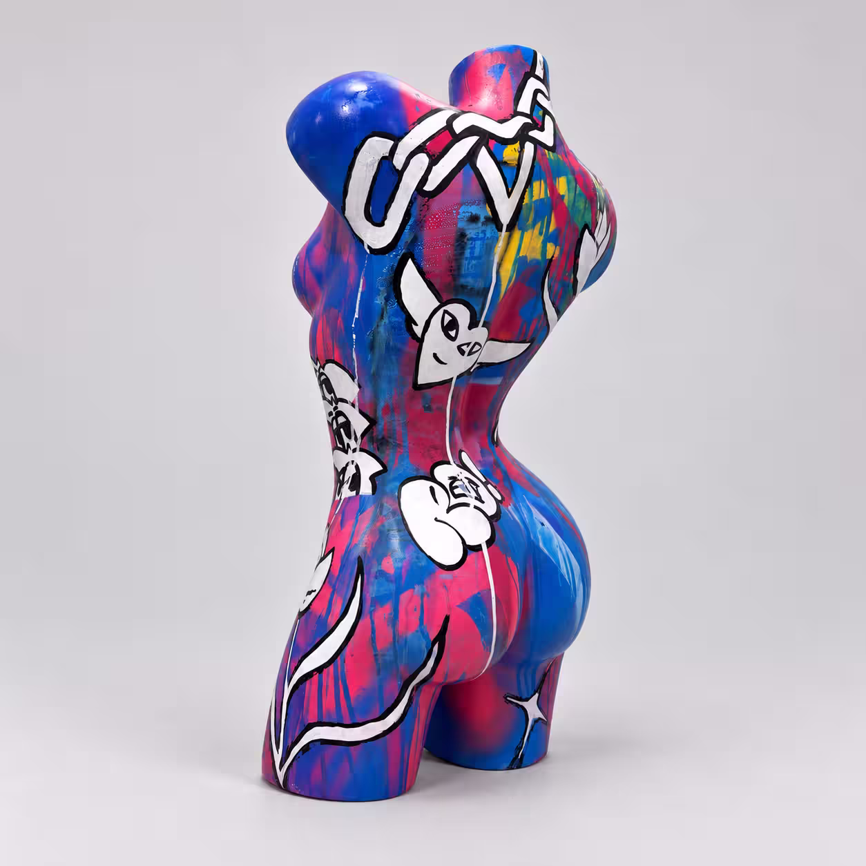 Buste Body Layers n°3, objet customisé, 2026, vue complémentaire 1