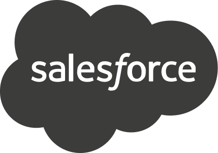 Salesforce logo black