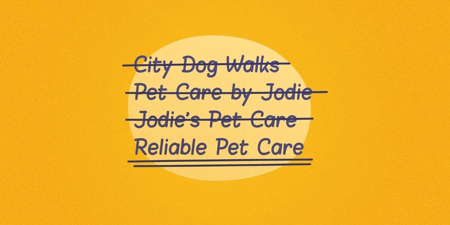 Choosing A Pet Sitting Business Name