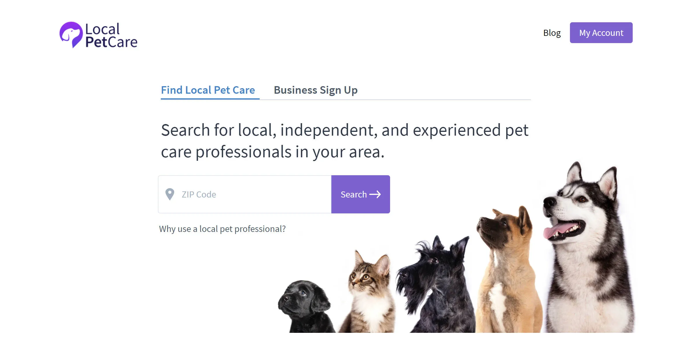 Introducing Local Pet Care!