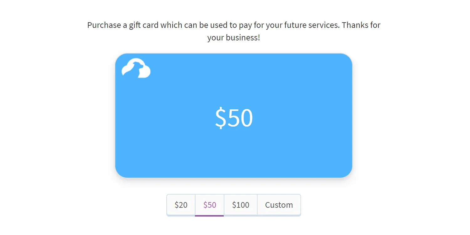 COVID-19 Features — Gift Cards and Cancelled Visits Report