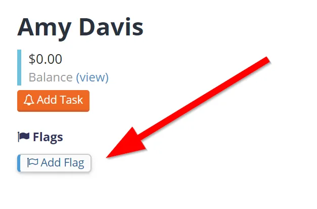 Add Flag to Client Profile