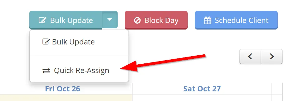 Friday Feature Focus Quick Re-Assign Button