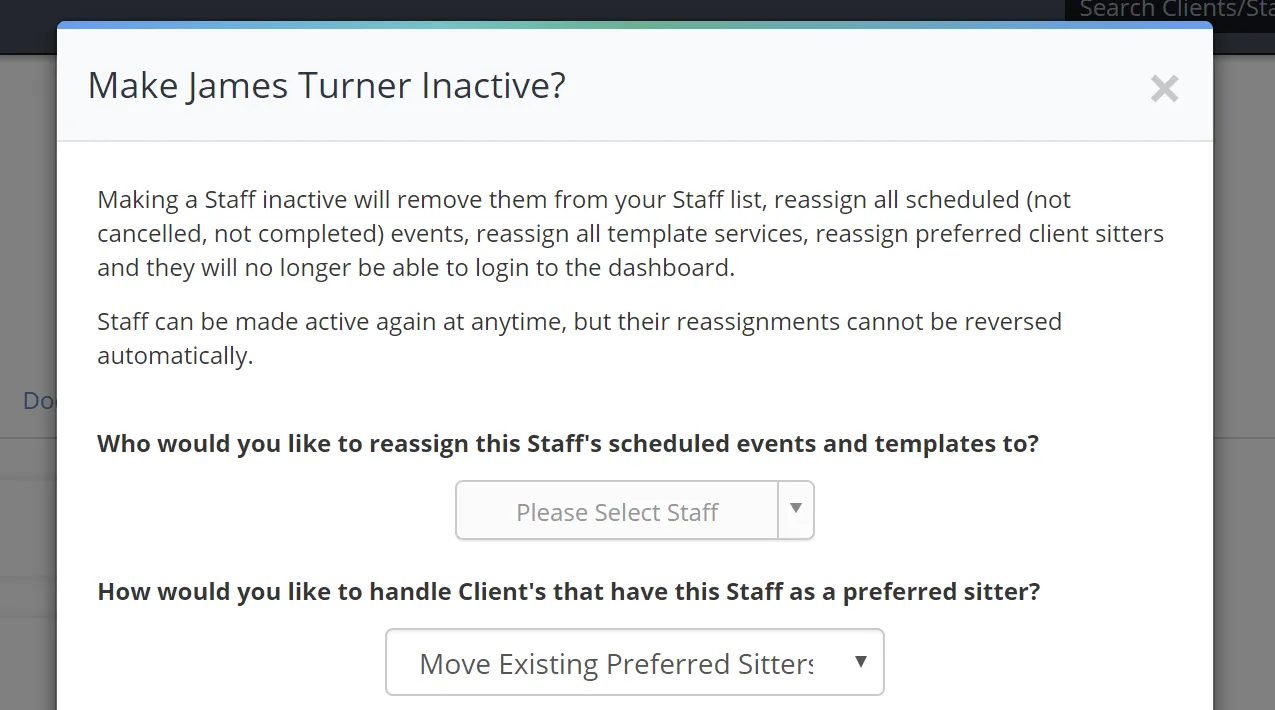 Friday Feature Focus - Mark Staff as Inactive