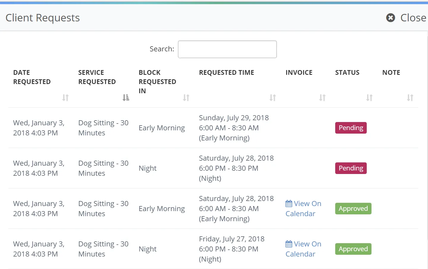 Friday Feature Focus - View Past Service Order Requests