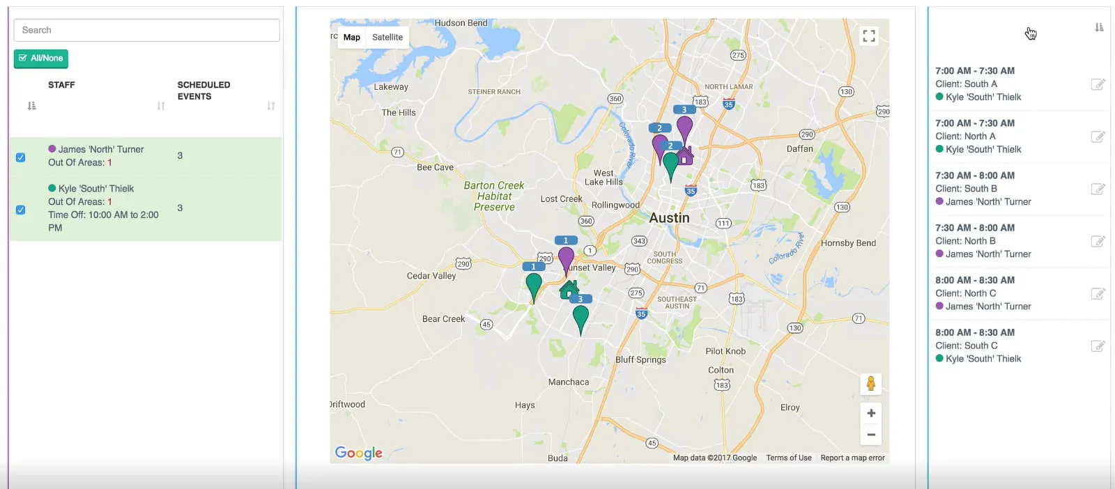 geo schedule tool