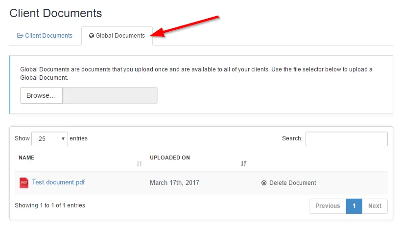 Friday Feature Focus  - Global Documents