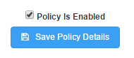 Portal Policy enabled in Time To Pet settings before saving