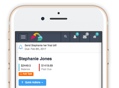 Adding a task with a due date and assignee from a client profile in Time To Pet