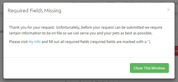 Friday Feature Focus - Required Fields