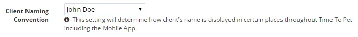 Client Naming Convention
