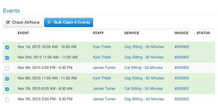 Bulk Claiming, Staff Viewable Tips & Updated Credits