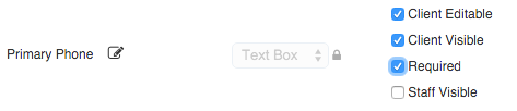 Time To Pet custom field settings with the option to mark a field as required