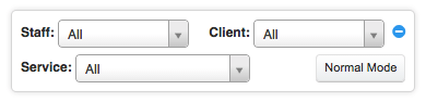 Normal Mode button for returning the Time To Pet calendar to its regular display