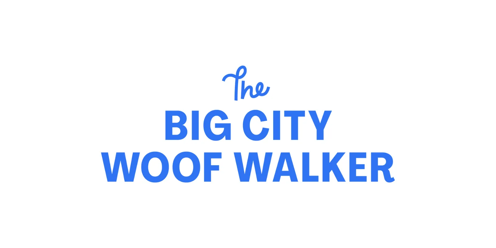 Client Spotlight - The Big City Woof Walker