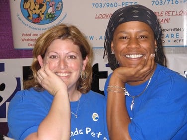 All Friends Pet Care team with pets in their care