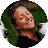 photo of susan with her dog