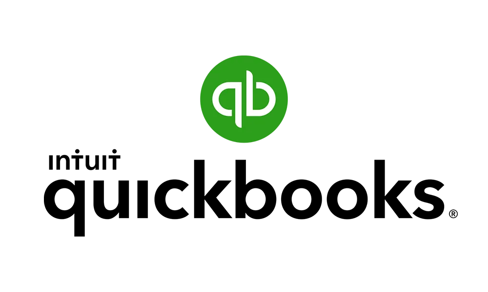QuickBooks logo with the Intuit wordmark above the word Quickbooks.