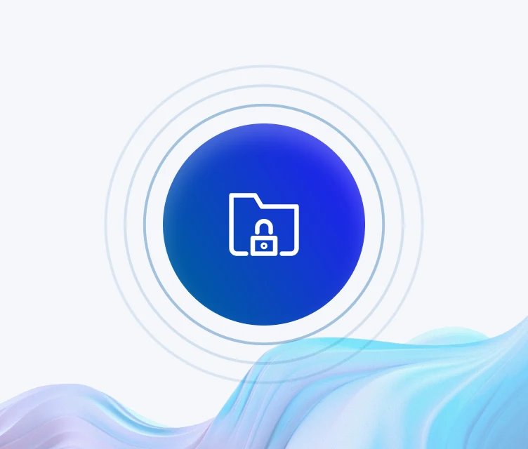 Privacy Policy folder with padlock icon