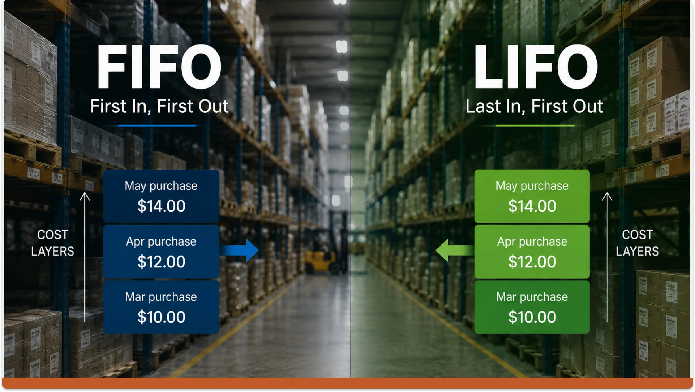 FIFO vs. LIFO: cosa significano per lo stock manifatturiero