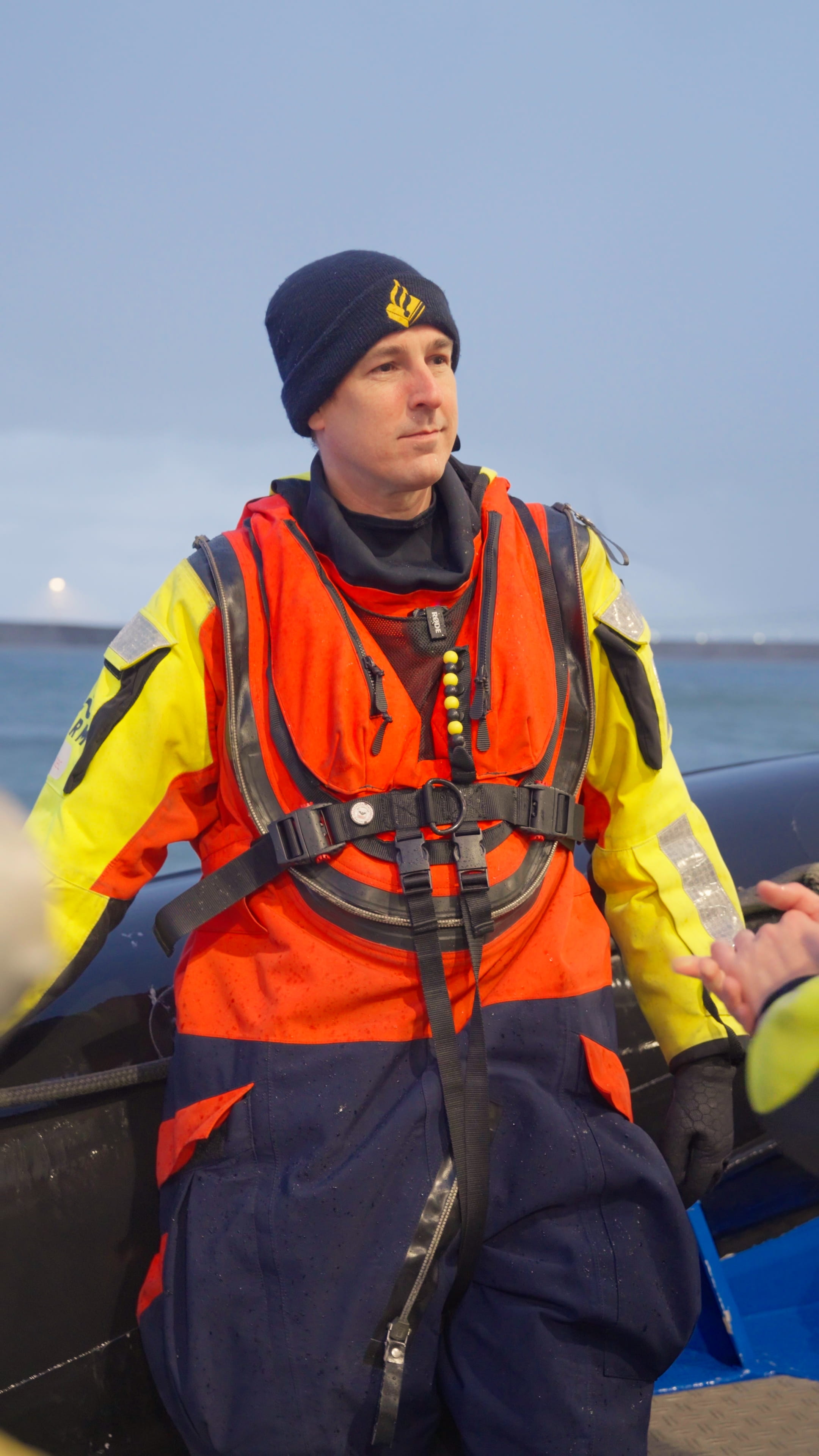 Jan Willem bij de KNRM
