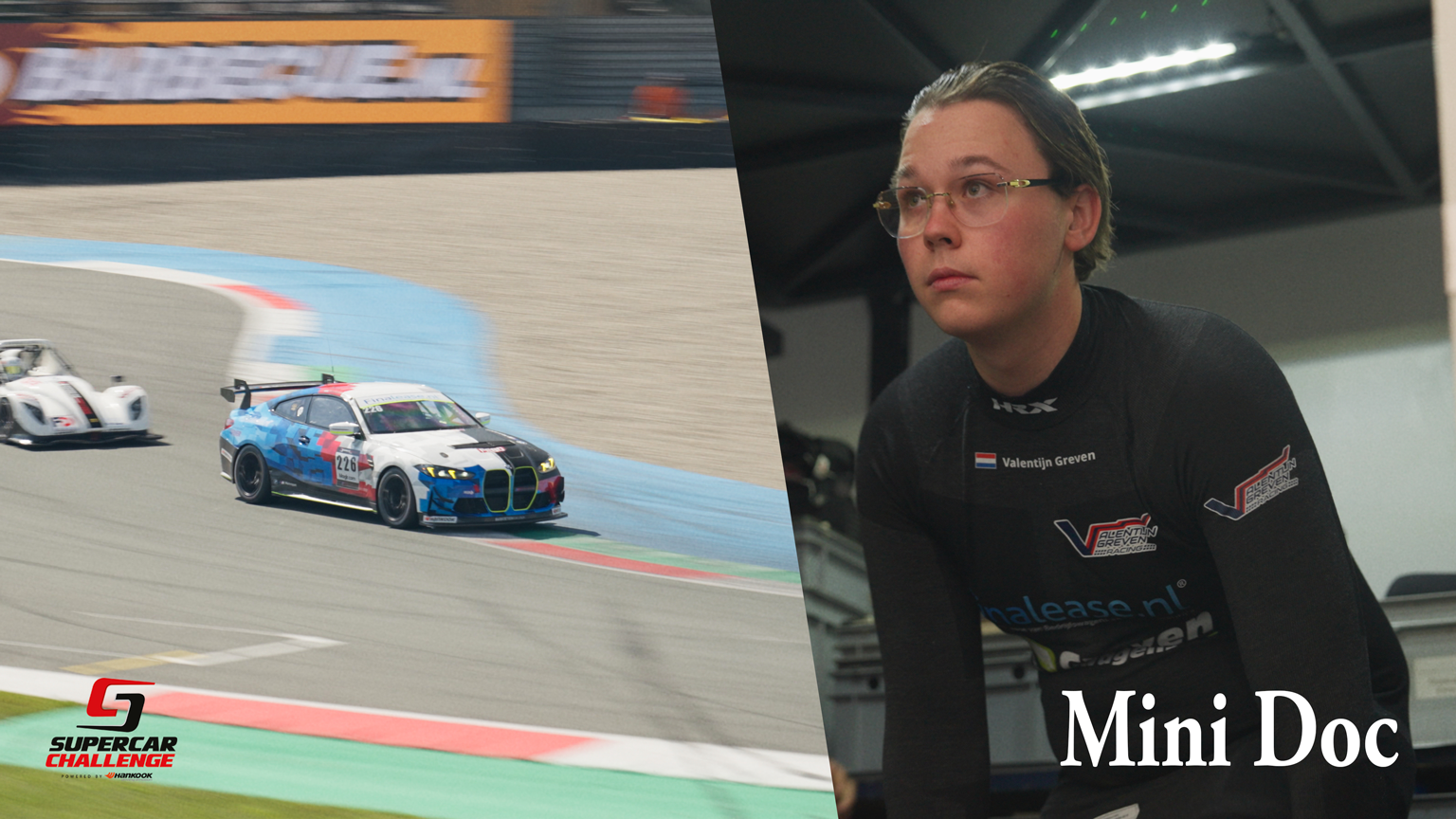 Valentijn Greven op de SuperCar Challenge