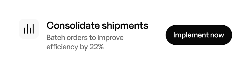 Shipment Consolidation Tip - Neuralflow Webflow Template | BRIX Template