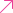 a thin pink arrow.