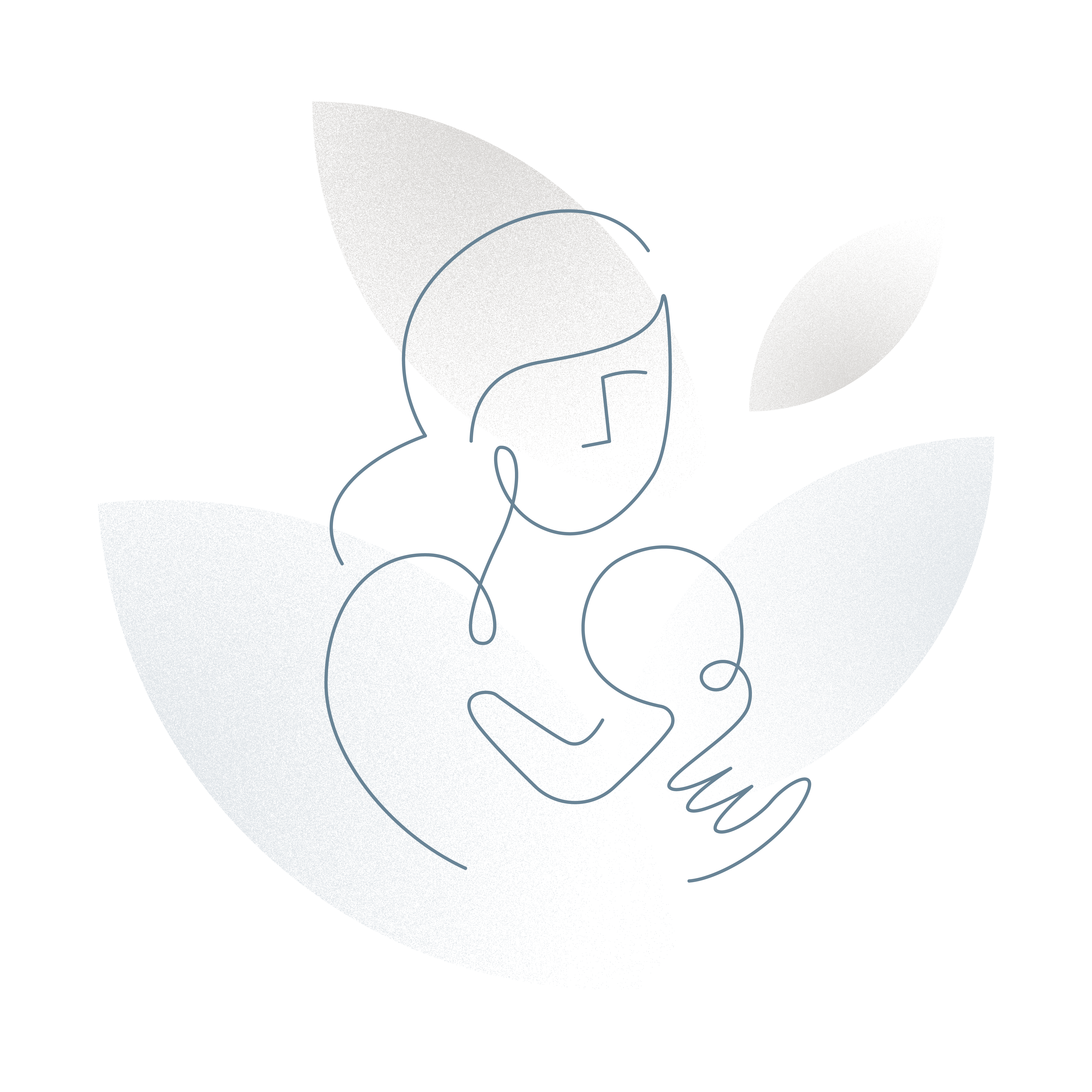 Icon representing women and children
