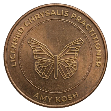Licensed Chrysalis practitioner coin