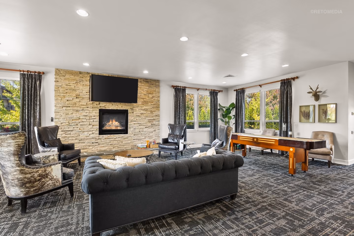 Clubhouse at Keizer Station Apartments in Keizer, Oregon