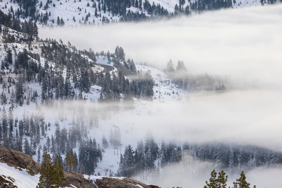Winter Moving In The Mountains