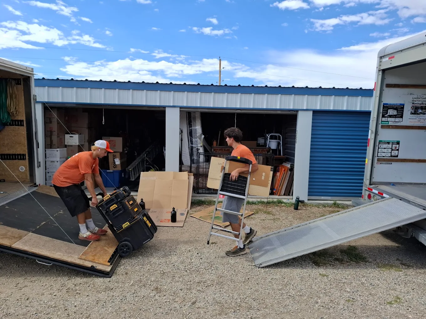 image of secure storage solutions (for a moving & storage company)